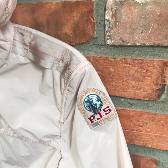 Parajumpers NEW Flyweight Jacket Light Windbreaker Nylon Hoodie Hood Coat Zip S - Picture 4 of 16